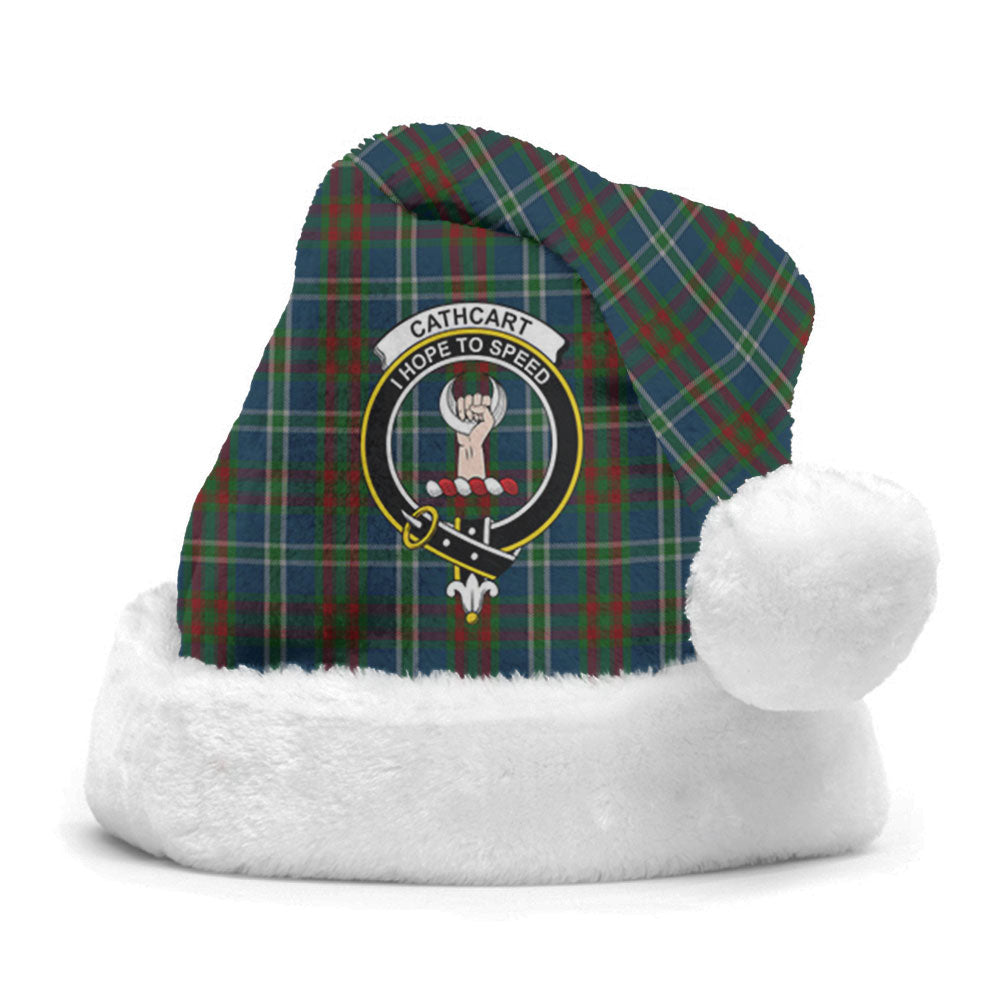 Cathcart Tartan Crest Christmas Hat