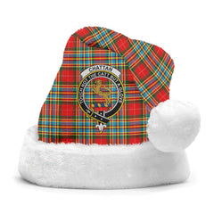 Chattan Tartan Crest Christmas Hat