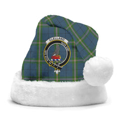 Clelland Tartan Crest Christmas Hat