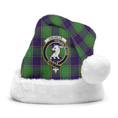 Colville Tartan Crest Christmas Hat