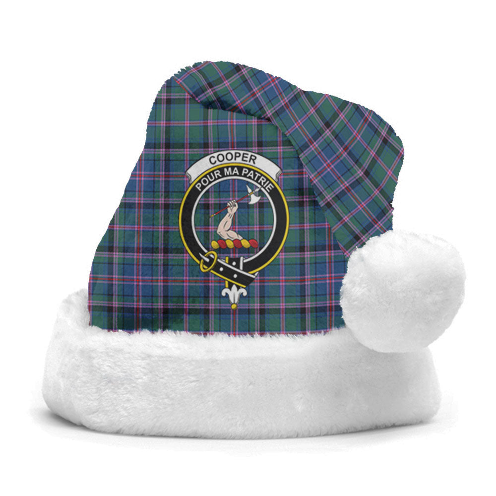 Cooper Ancient Tartan Crest Christmas Hat