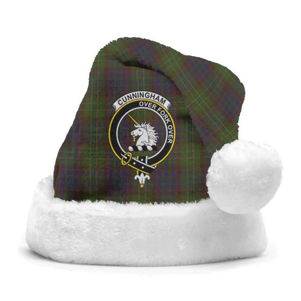 Cunningham Hunting Modern Tartan Crest Christmas Hat