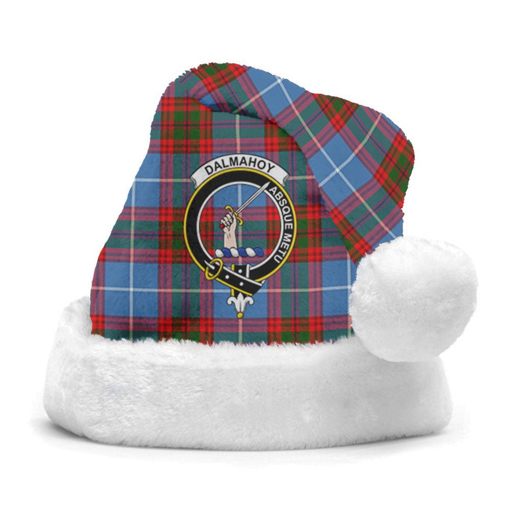 Dalmahoy Tartan Crest Christmas Hat