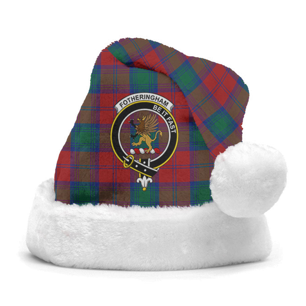 Fotheringham Tartan Crest Christmas Hat