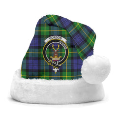 Gordon Modern Tartan Crest Christmas Hat