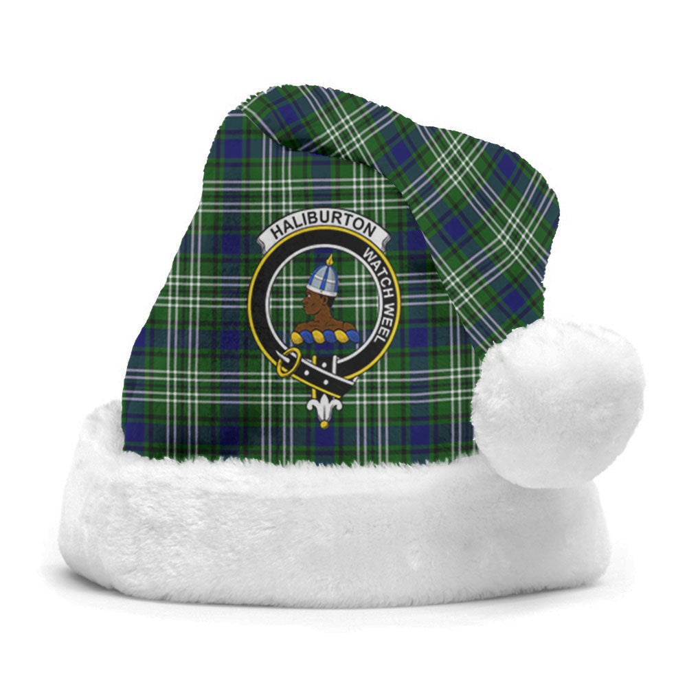 Haliburton Tartan Crest Christmas Hat