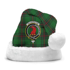 Halkerston Tartan Crest Christmas Hat