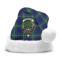 Hamilton Hunting Modern Tartan Crest Christmas Hat