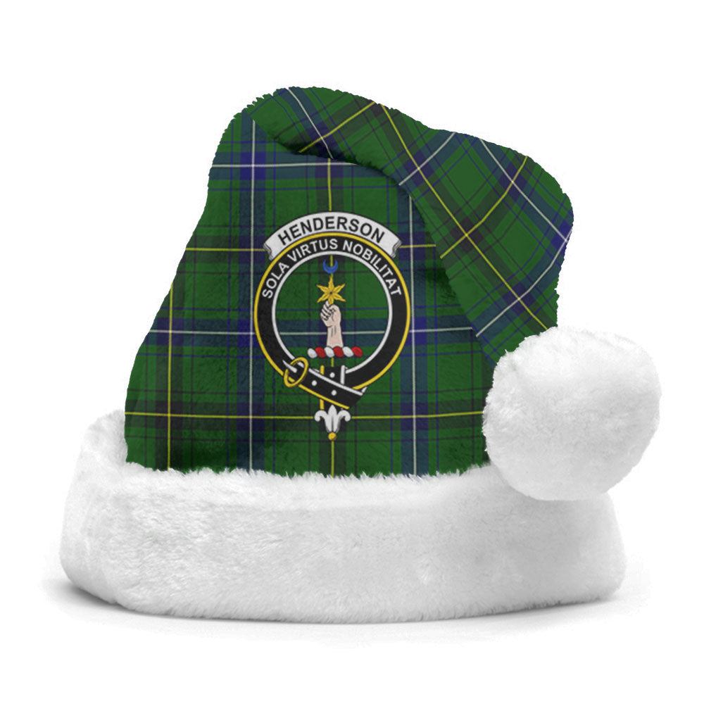 Henderson Modern Tartan Crest Christmas Hat