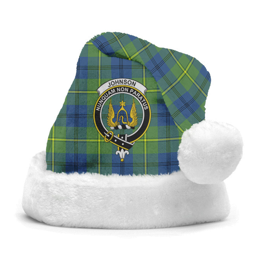 Johnson Ancient Tartan Crest Christmas Hat