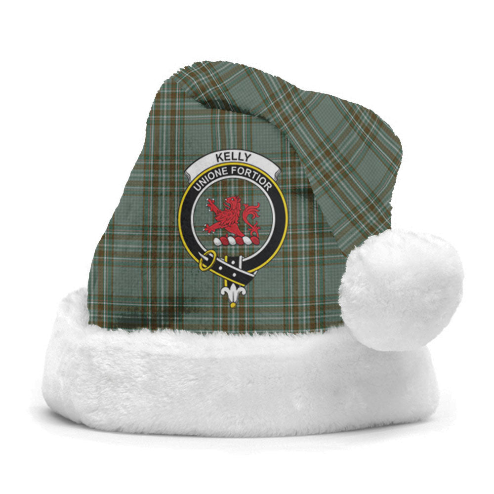 Kelly Dress Tartan Crest Christmas Hat