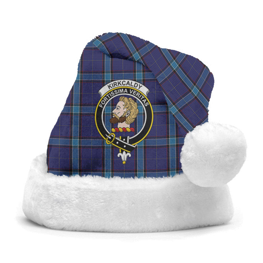 Kirkcaldy Tartan Crest Christmas Hat