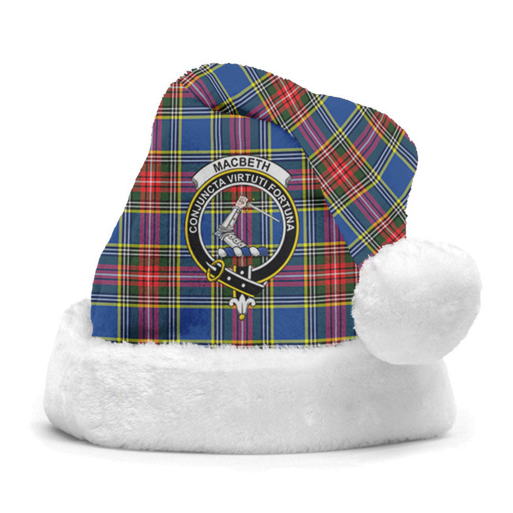 MacBeth Modern Tartan Crest Christmas Hat