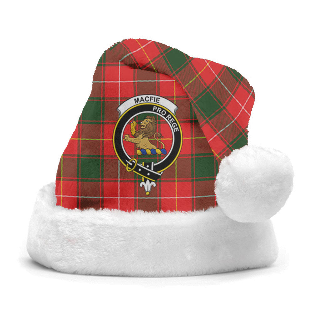 MacFie Tartan Crest Christmas Hat