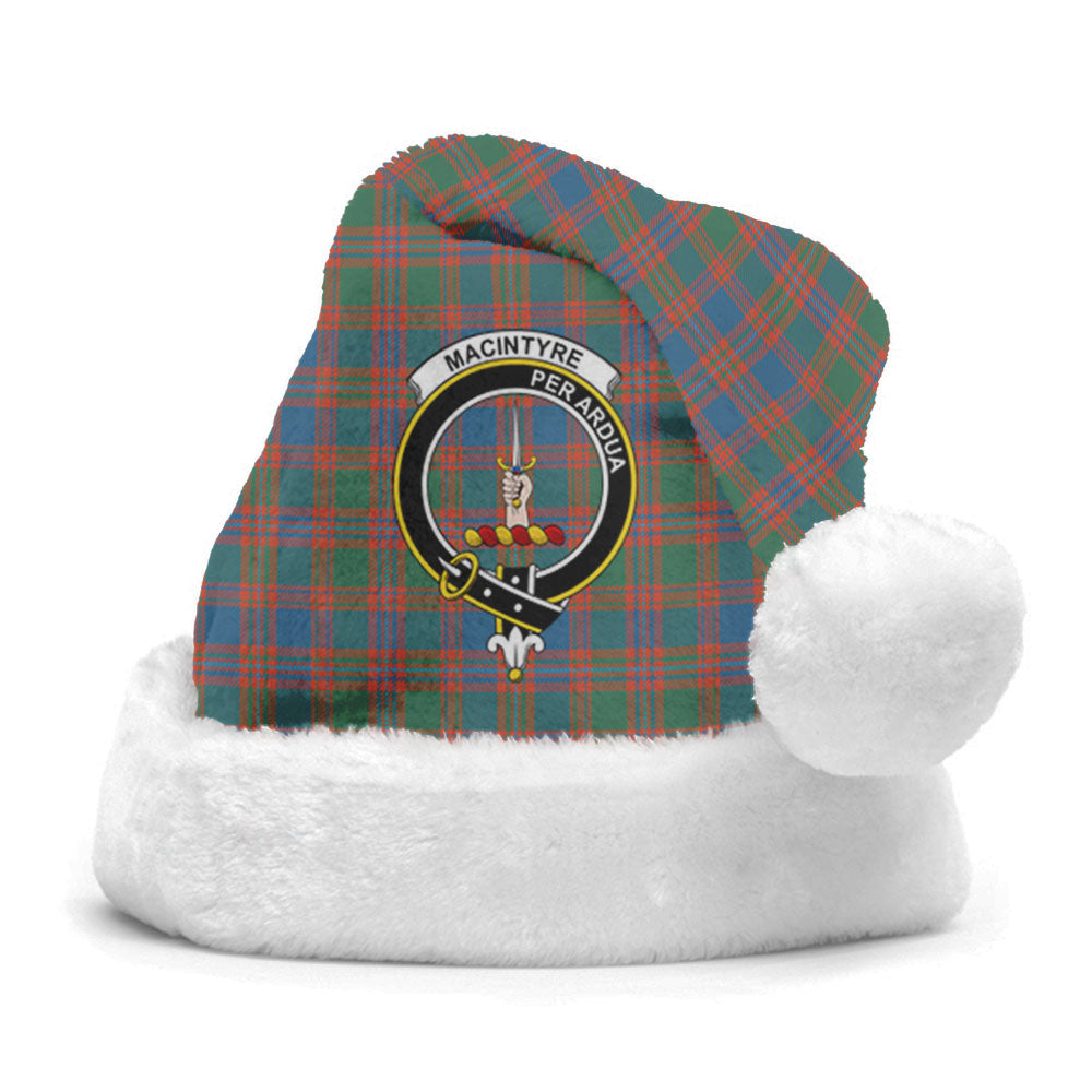 MacIntyre Ancient Tartan Crest Christmas Hat