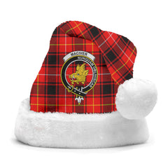 MacIver Modern Tartan Crest Christmas Hat