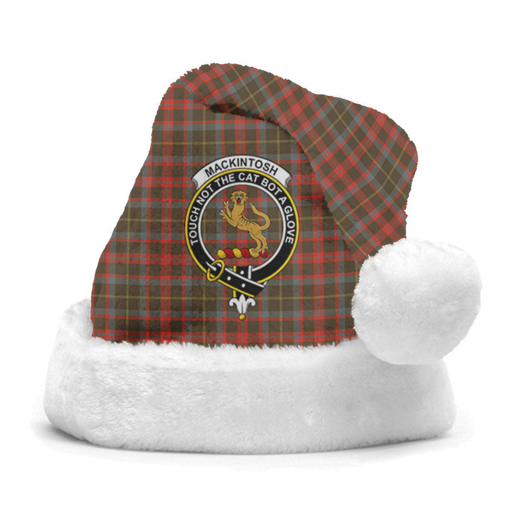 MacKintosh Hunting Weathered Tartan Crest Christmas Hat