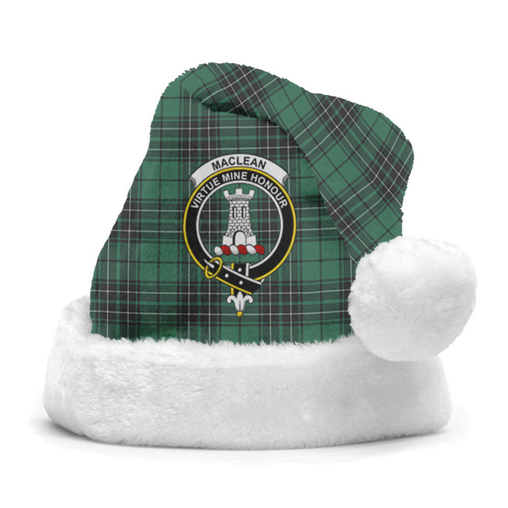 MacLean Hunting Ancient Tartan Crest Christmas Hat