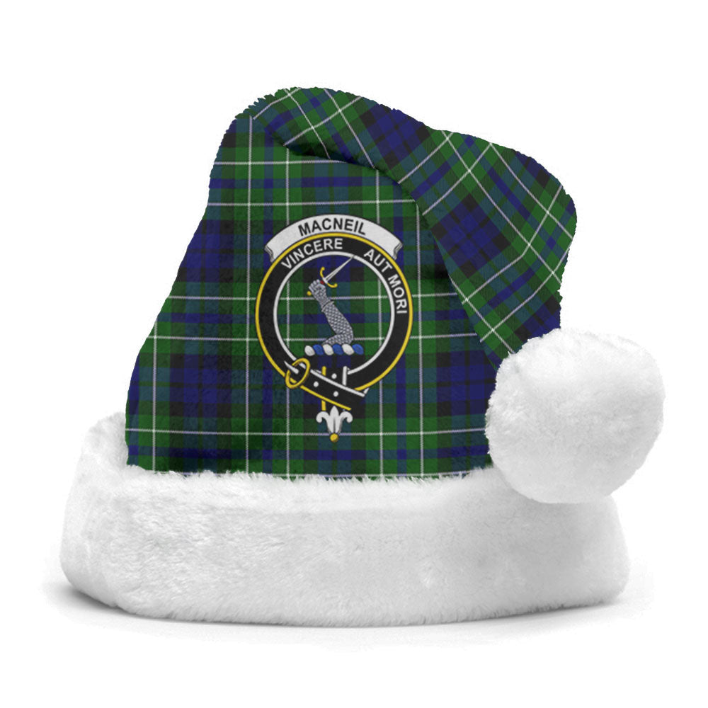 MacNeil of Colonsay Modern Tartan Crest Christmas Hat