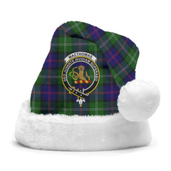 MacThomas Modern Tartan Crest Christmas Hat