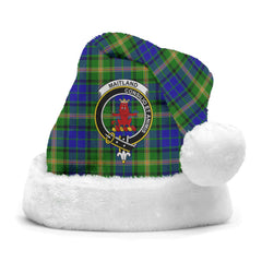 Maitland Tartan Crest Christmas Hat