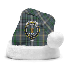 McDowell (MacDowell) Tartan Crest Christmas Hat