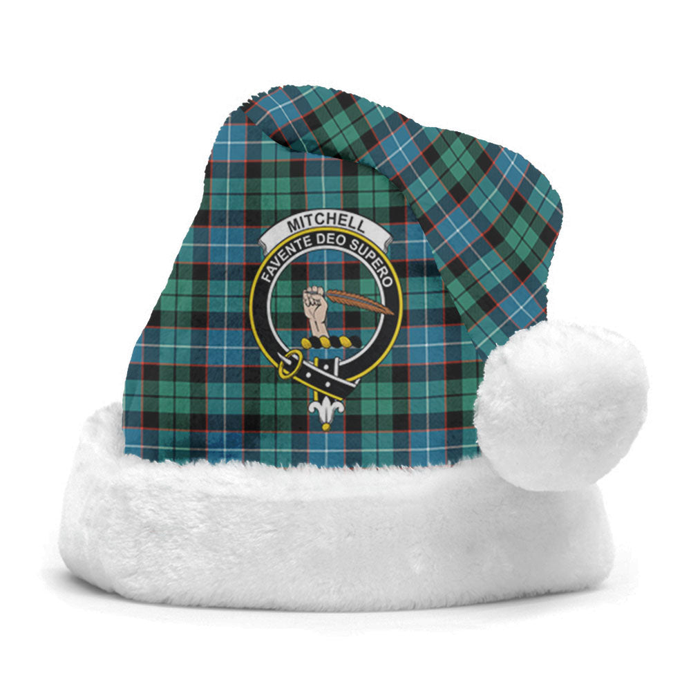 Mitchell Ancient Tartan Crest Christmas Hat