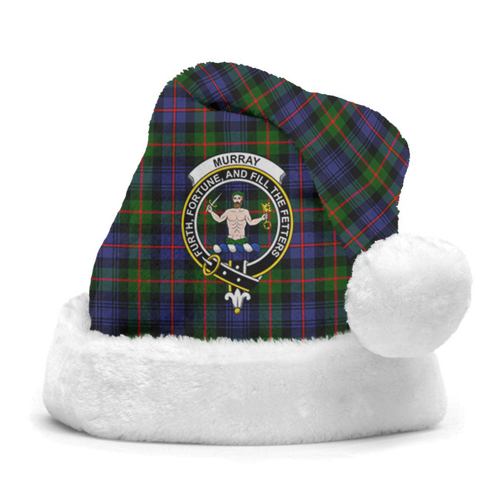 Murray of Atholl Modern Tartan Crest Christmas Hat