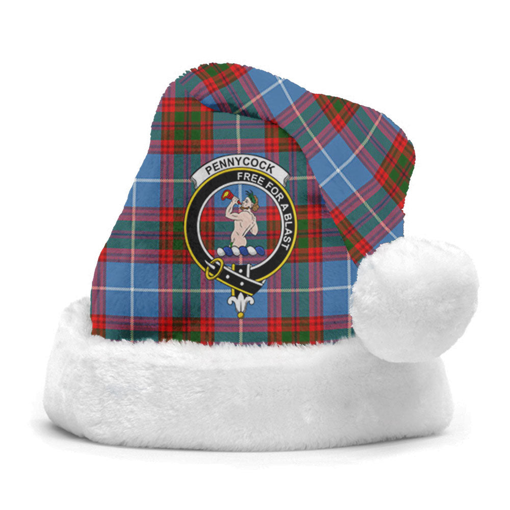 Pennycook Tartan Crest Christmas Hat