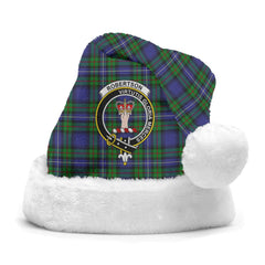 Robertson Hunting Modern Tartan Crest Christmas Hat