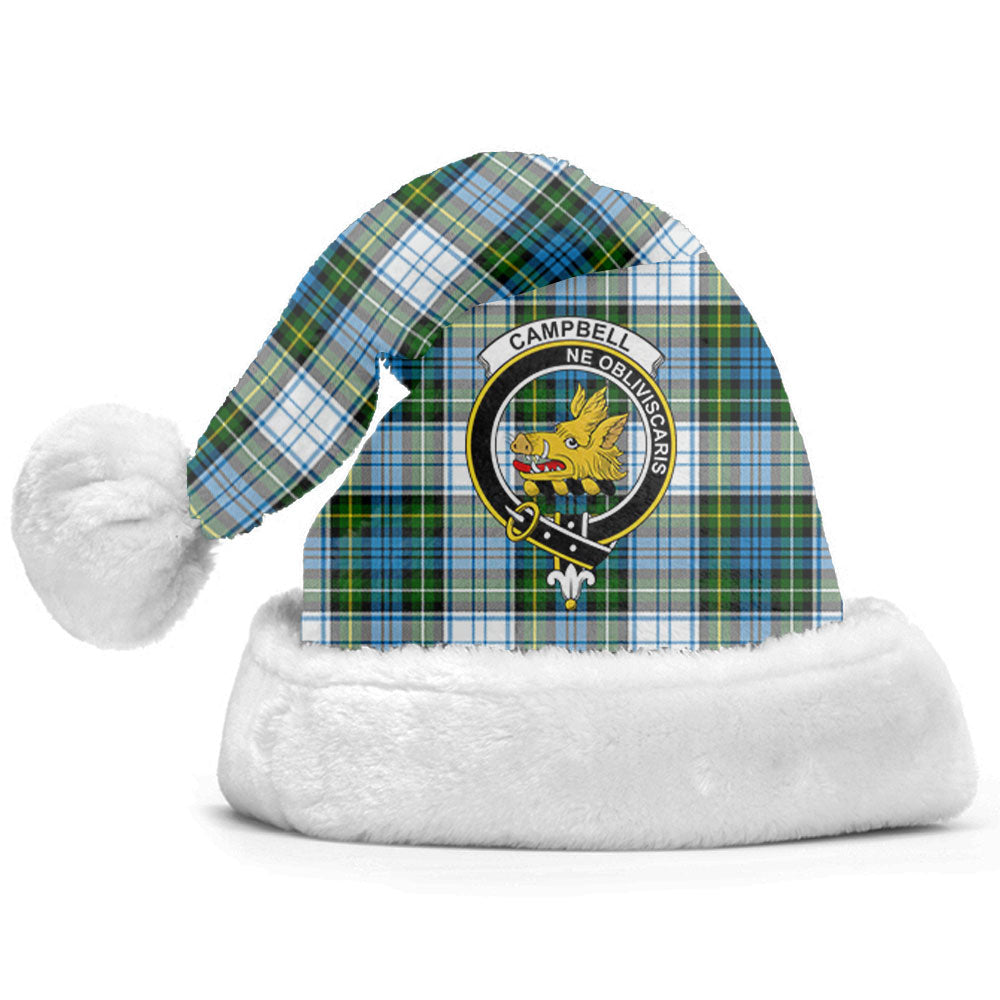 Campbell Dress Tartan Crest Christmas Hat