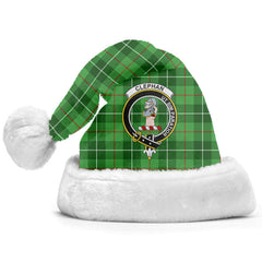 Clephan (or Clephane) Tartan Crest Christmas Hat