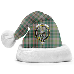 Craig Ancient Tartan Crest Christmas Hat