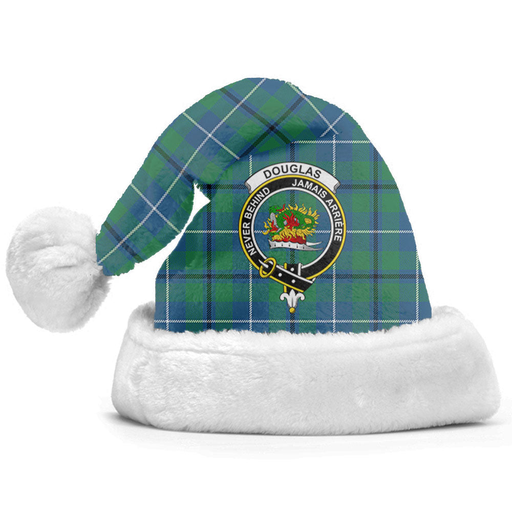 Douglas Ancient Tartan Crest Christmas Hat