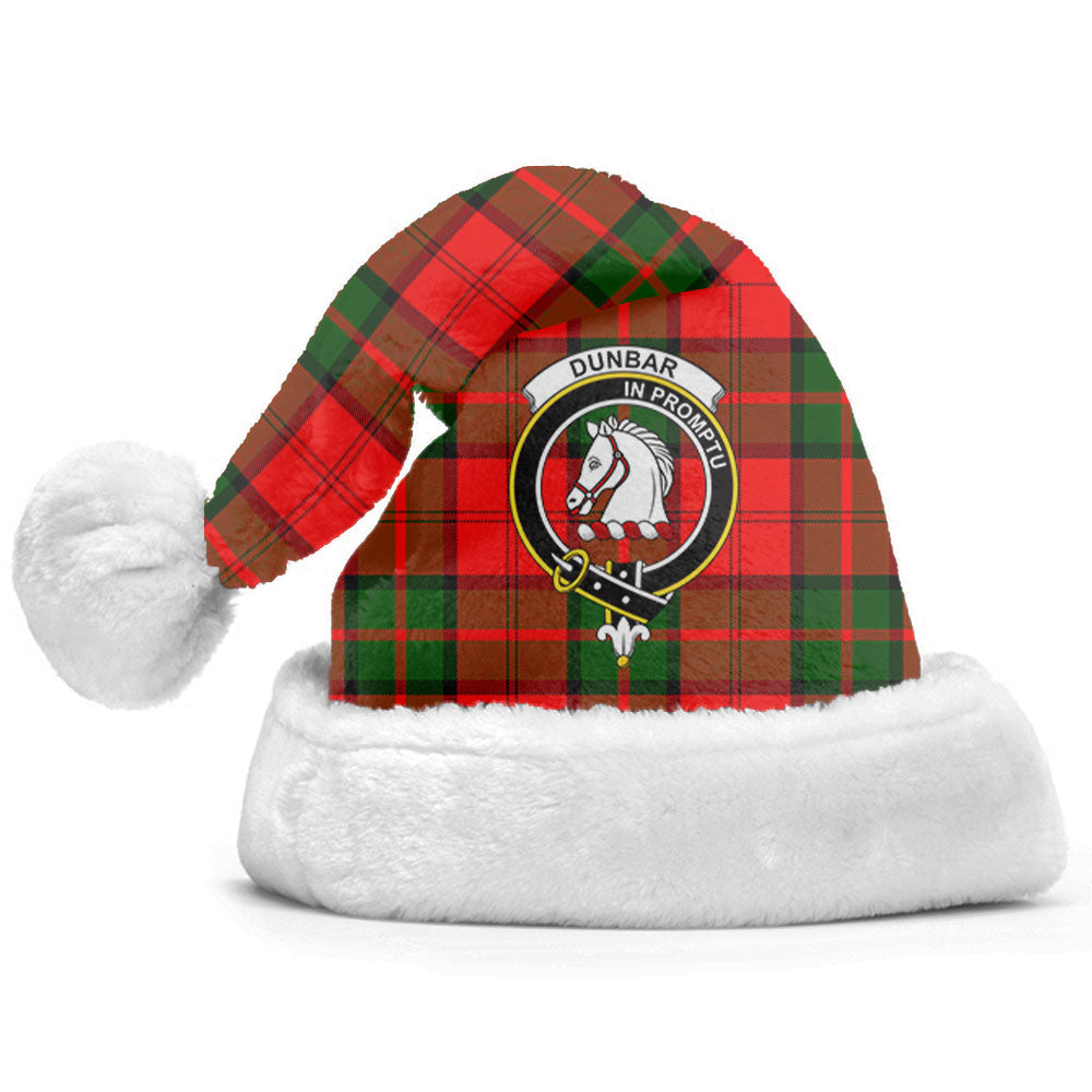 Dunbar Modern Tartan Crest Christmas Hat