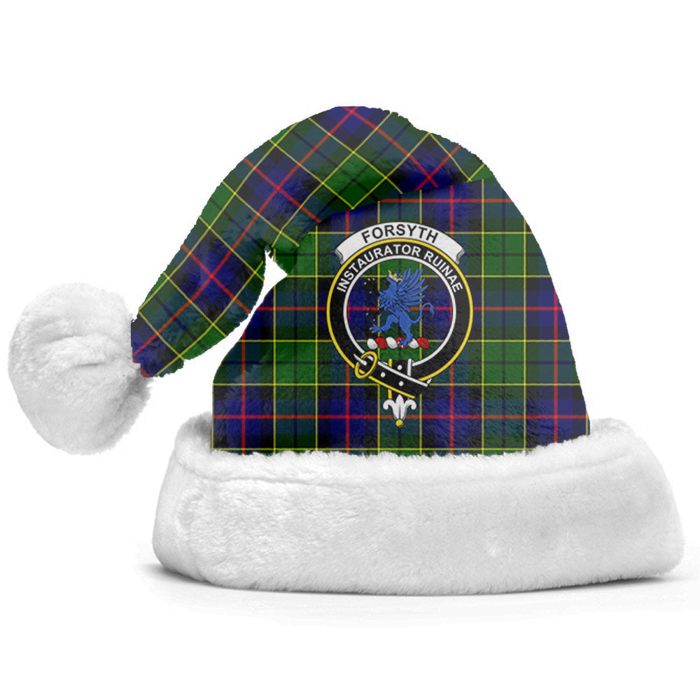 Forsyth Modern Tartan Crest Christmas Hat