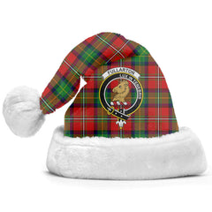 Fullarton Tartan Crest Christmas Hat