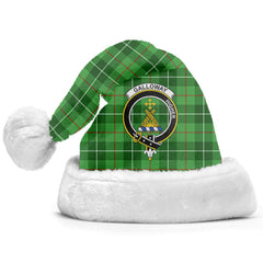 Galloway District Tartan Crest Christmas Hat