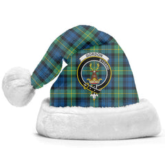 Gordon Ancient Tartan Crest Christmas Hat