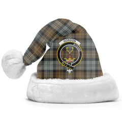 Gordon Weathered Tartan Crest Christmas Hat