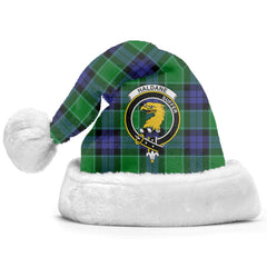 Haldane Tartan Crest Christmas Hat