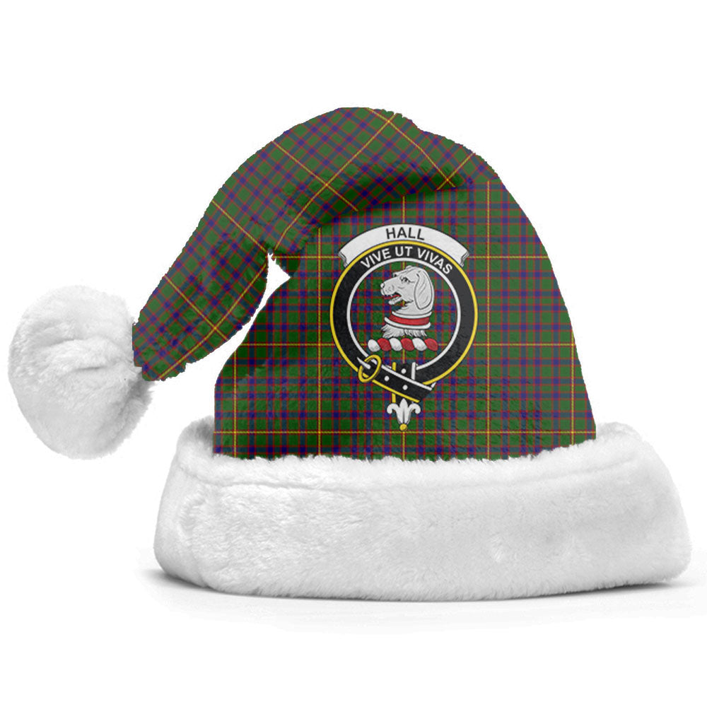 Hall Tartan Crest Christmas Hat