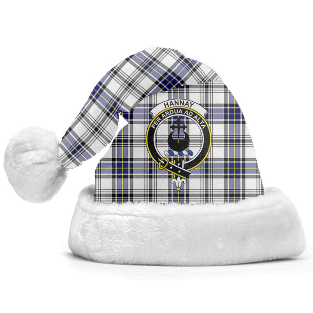 Hannay Modern Tartan Crest Christmas Hat