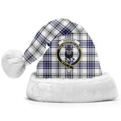 Hannay Modern Tartan Crest Christmas Hat