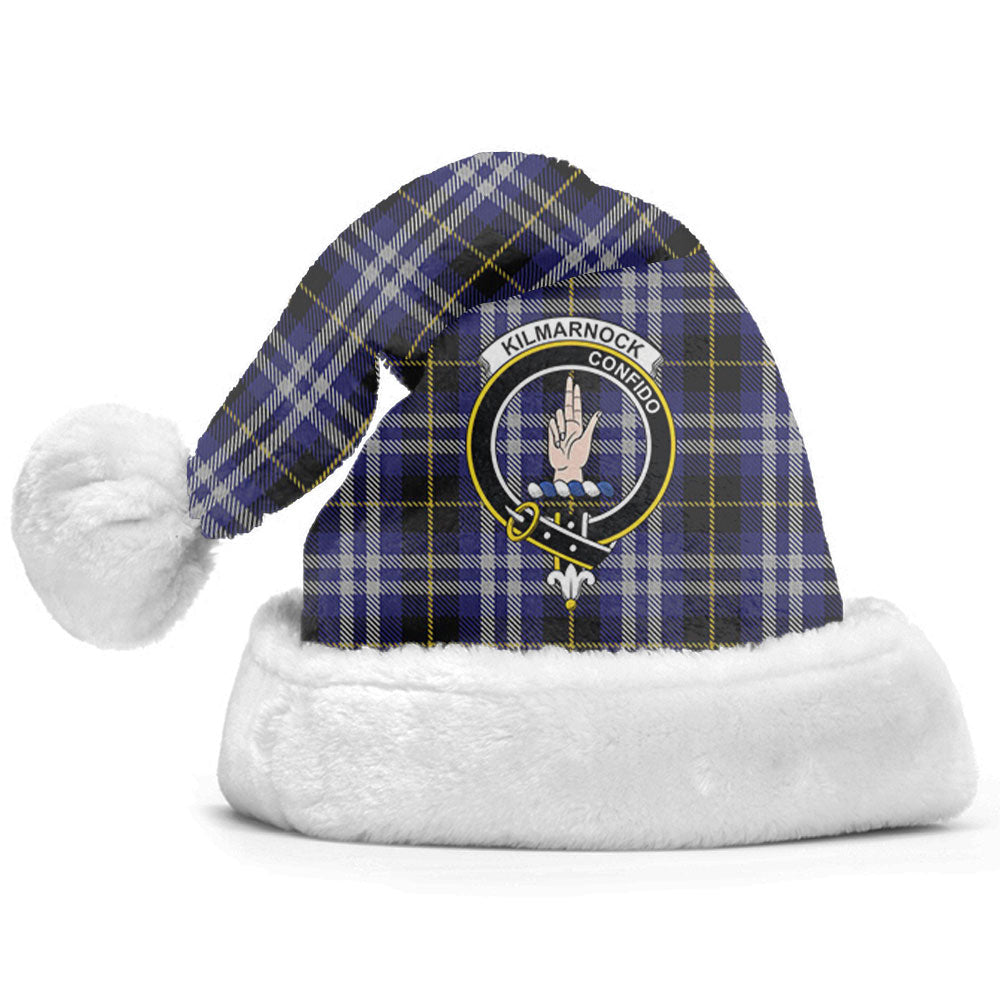 Kilmarnock Tartan Crest Christmas Hat