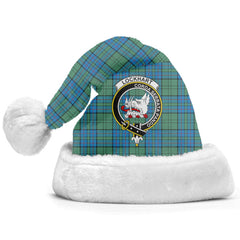 Lockhart Tartan Crest Christmas Hat