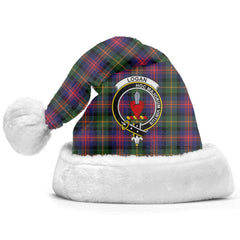 Logan Modern Tartan Crest Christmas Hat