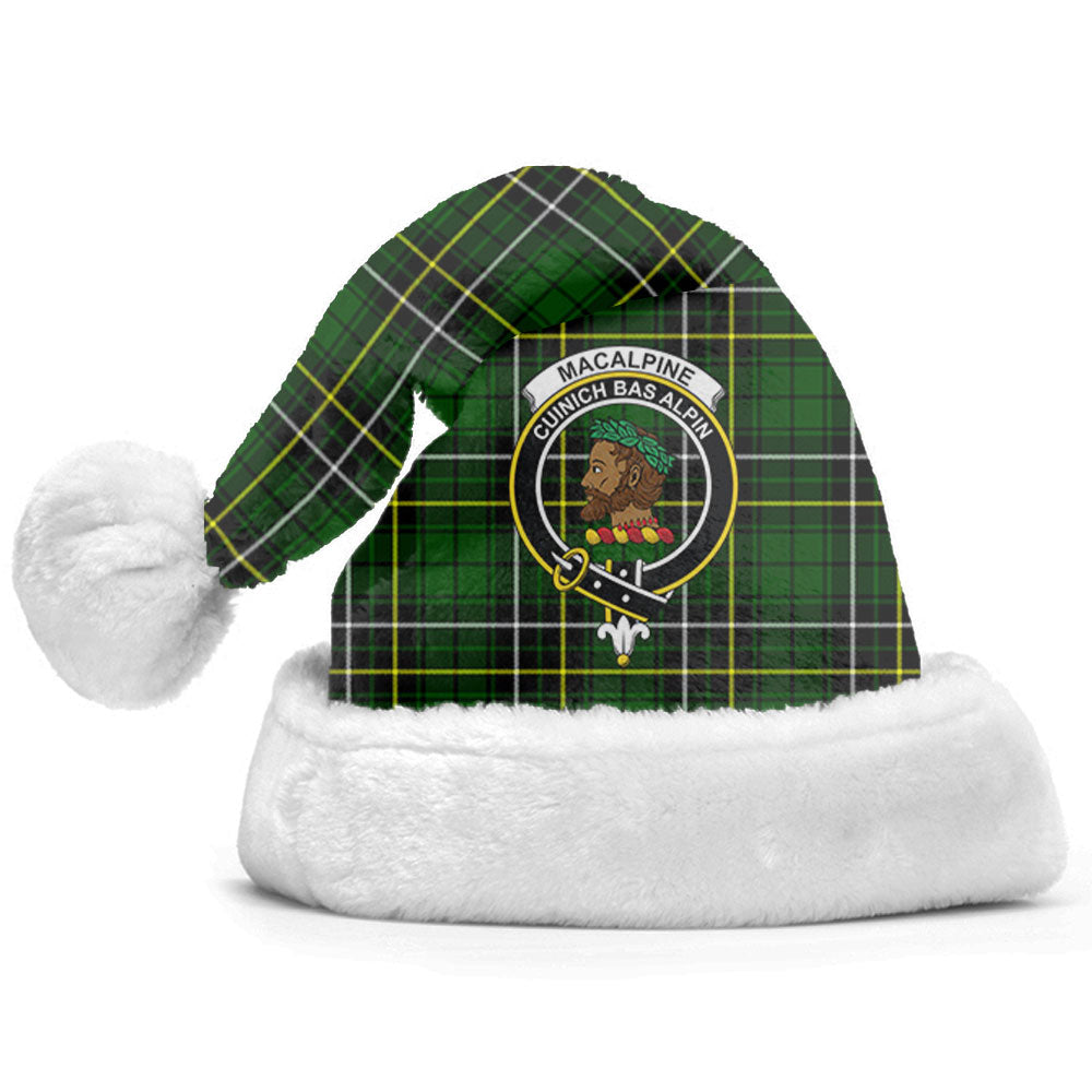 MacAlpine Modern Tartan Crest Christmas Hat