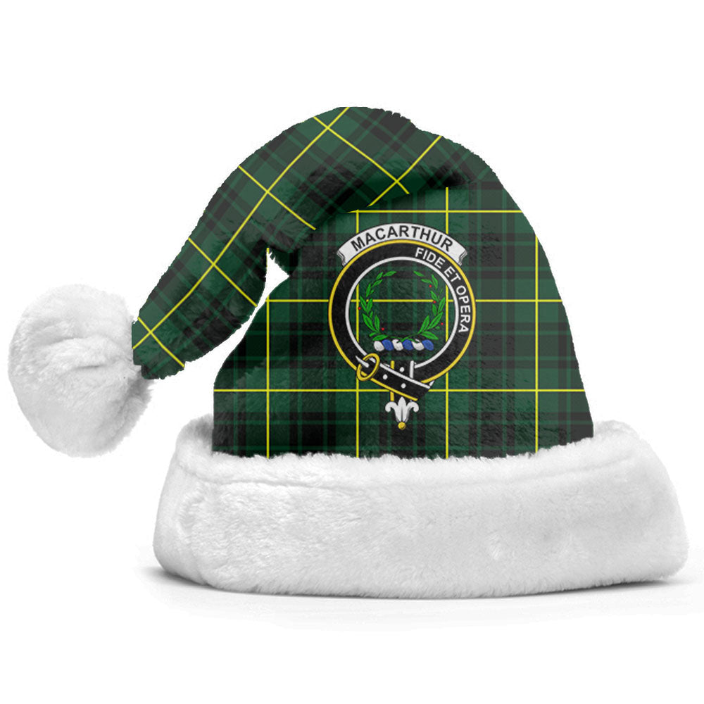 MacArthur Modern Tartan Crest Christmas Hat