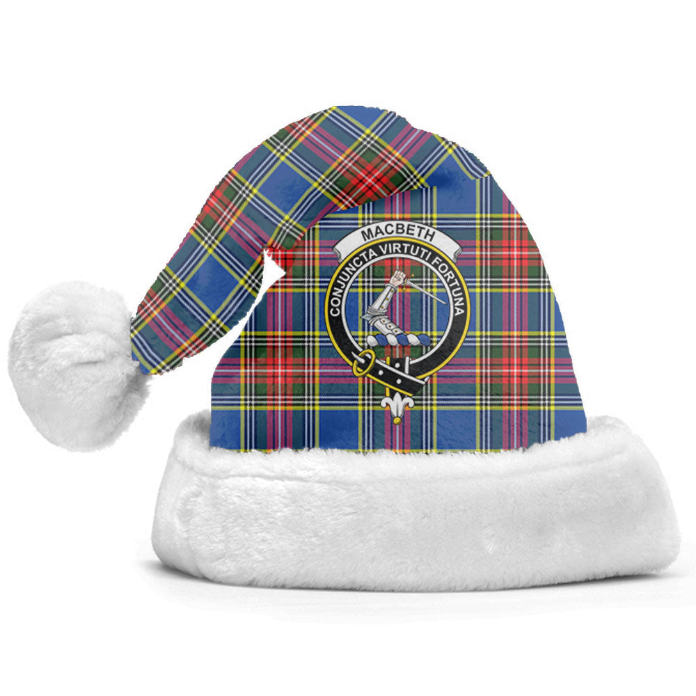 MacBeth Modern Tartan Crest Christmas Hat